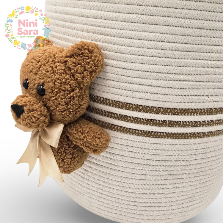 سبد لباس قیطان اتاق نوزاد