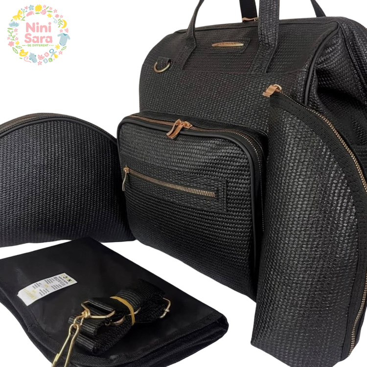 خرید کیف لوازم نوزاد چرم